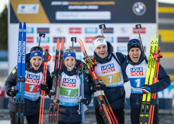 Biathlon : Du bronze pour les Bleus en ouverture des Mondiaux
