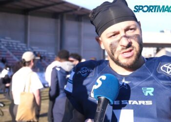 Football Américain : Hadrien Lynda, deux fois scoreur dans le derby