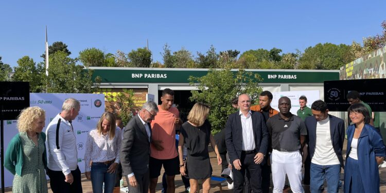 50 ans de fidélité au tennis célébrés pour BNP Paribas