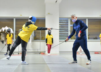 Escrime : Copains et copines face à face !