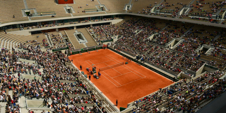 Tennis :  Exhibition spectaculaire à Roland-Garros !