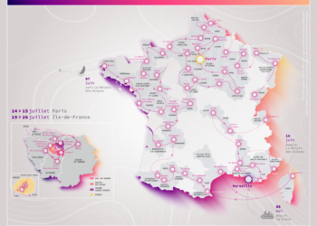 Paris 2024 : le tracé de la flamme olympique dévoilé