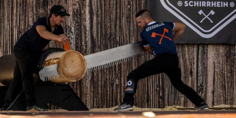 Bûcheronnage sportif : Suprématie nationale en Saône-et-Loire