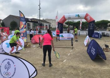 Landes : le village olympique itinérant poursuit son périple