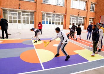 À Limoges, deux terrains d’urban tennis s’installent