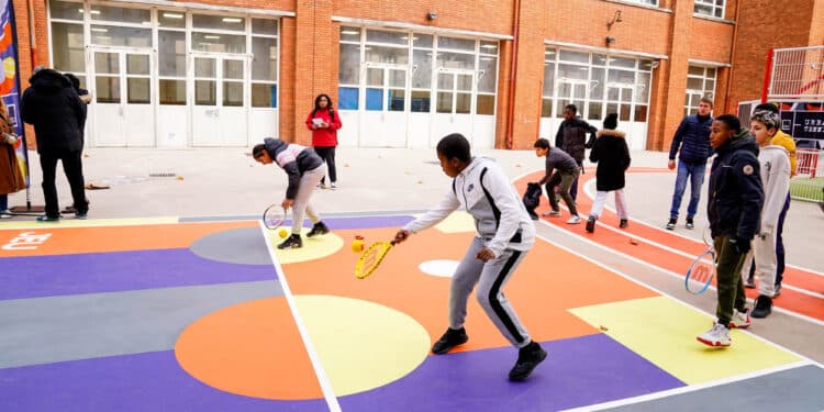 À Limoges, deux terrains d’urban tennis s’installent