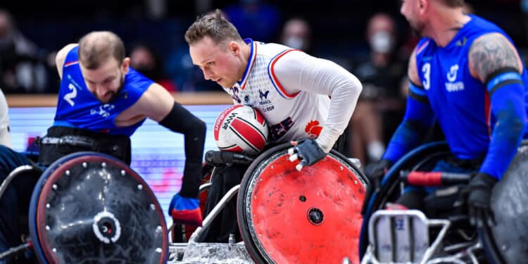 Rugby-fauteuil : La France (déjà) dos au mur