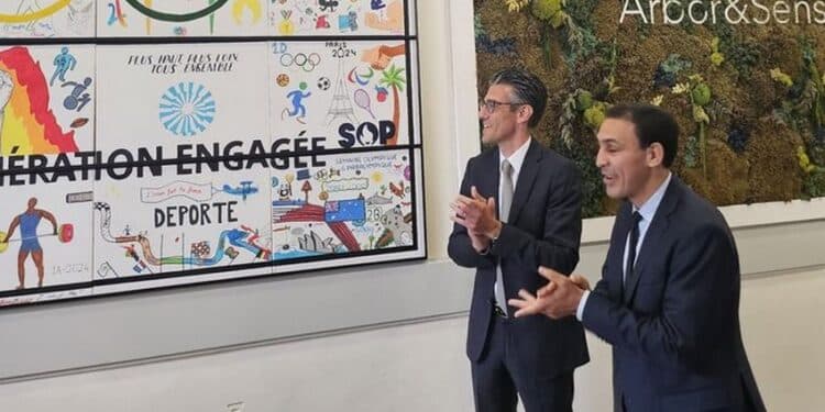 Passy Saint-Honoré inaugure une fresque olympique