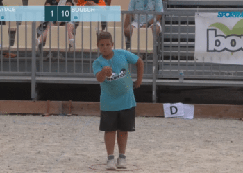 Replay Pétanque : Mondial Jeunes triplettes – Bousch / Vitali chez les minimes