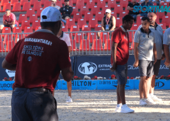 Masters de Pétanque : Helfrick met Fanny Madagascar !