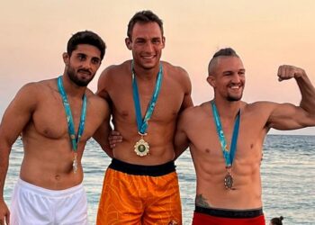 Beach Wrestling : Hugo Cuenot, le prof d’EPS champion du monde