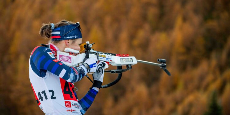 Biathlon : les places en bleu se jouent à Bessans