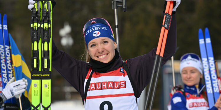 Biathlon : Océane Michelon en argent, en attendant le record ?
