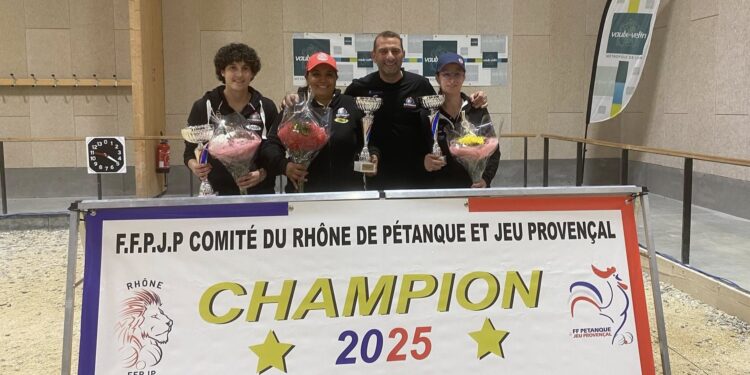 Pétanque : Vaulx-en-Velin s’empare du t’Rhône !