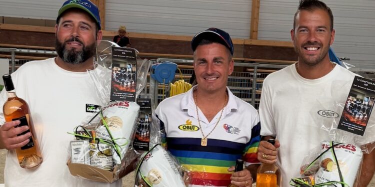 Pétanque : Rocher – Sarrio – Durk vainqueurs tout sourire