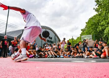 À Alfortville, le playground du Palais des sports fait peau neuve