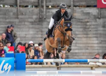 Mégane Moissonnier sur le podium du Grand Prix 4* de Deauville