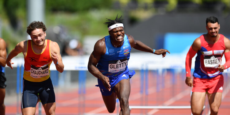 Athlétisme : les policiers Bourgoin et Gletty champions de France à Talence