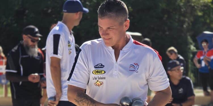 Pétanque : sur le fil, les Bleus Rocher – Bandiera battent l’Espagne et filent en quarts !