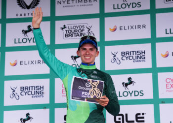 Cyclisme : Romain Grégoire toujours leader en Grande-Bretagne !