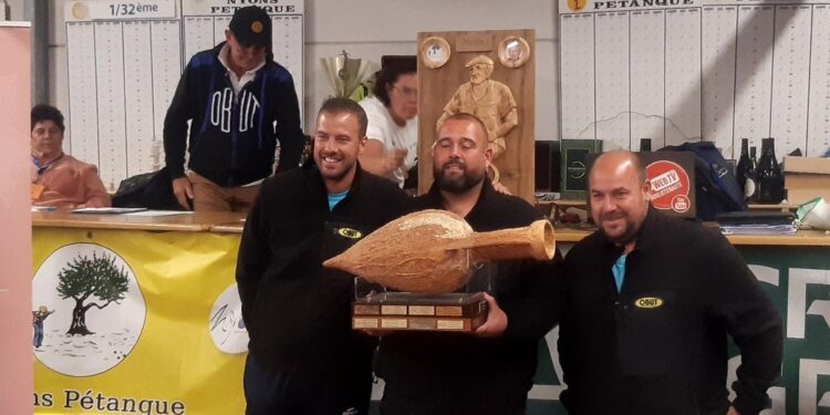Pétanque : Rocher – Robineau – Durk, trio magique à Nyons !