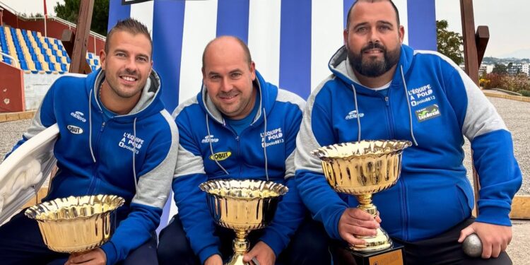 Europétanque : le tiercé gagnant, c’est Rocher – Durk – Robineau !