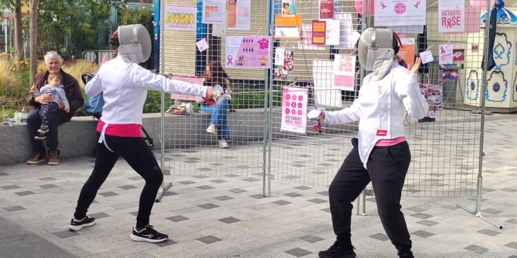 Antony Sports Escrime : quand l’escrime devient un soutien face au cancer du sein