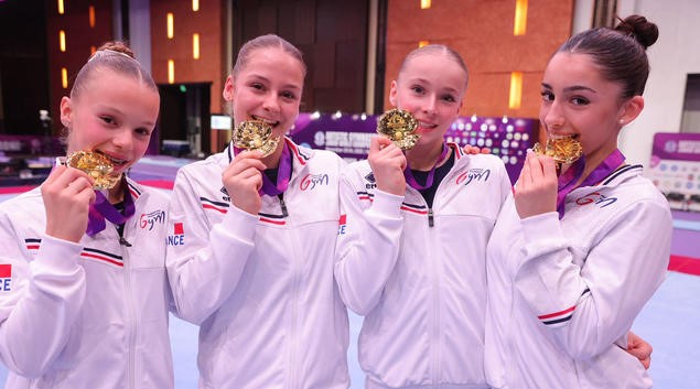 Gymnastique : les Bleuettes championnes du monde !