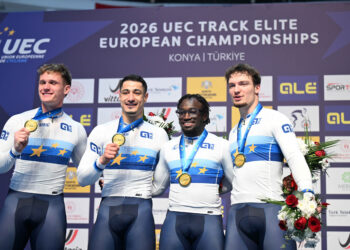 Cyclisme sur piste : six millièmes et la France encore championne d&rsquo;Europe de vitesse par équipe !