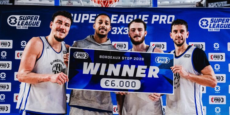 Superleague Pro 3×3 FFBB : Elancourt sacré à Bordeaux au terme d&rsquo;une finale 100% française