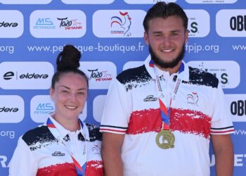 Pétanque : les champions de France doublette mixte, « sur un petit nuage »