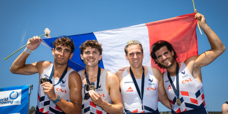 Aviron : des médailles pour les Bleus en Coupe du Monde à Lucerne