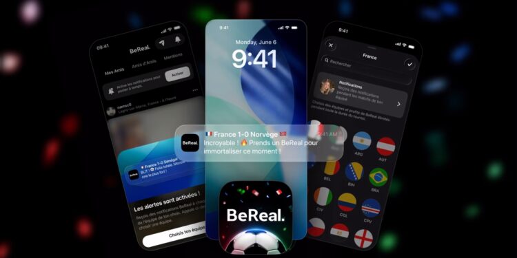 BeReal se met à l’heure du Mondial pour partager chaque émotion