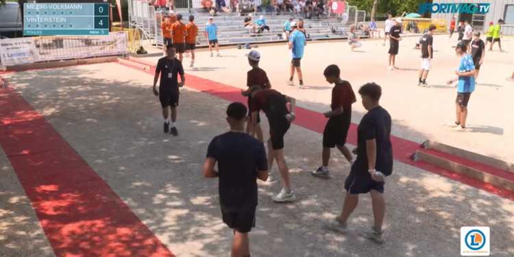 Pétanque : revivez la performance de Baudino face à Meziri-Volkmann à Romans
