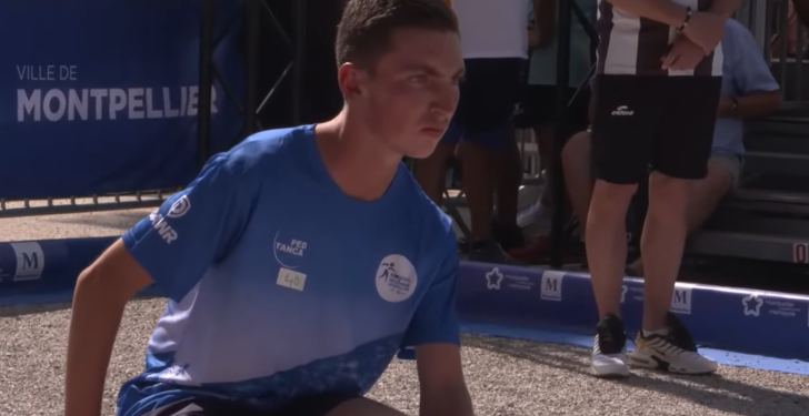 Pétanque : en démonstration, la jeune équipe de France fait le plein à Montpellier !