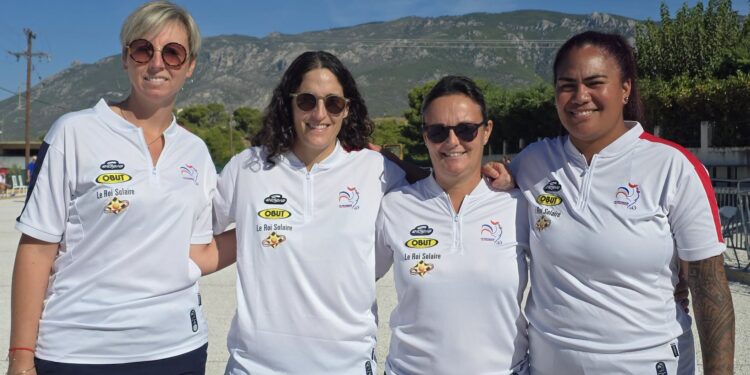 Pétanque : solide, l&rsquo;équipe de France enchaîne les Fanny !